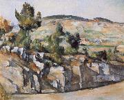 Paul Cezanne Hillside in Provence oil